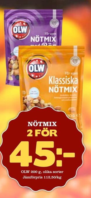 Nya Pulsen Nötmix erbjuda