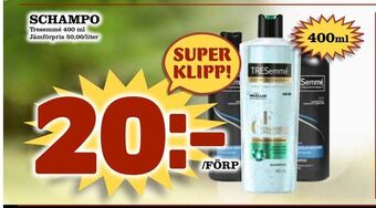 Nya Pulsen Schampo erbjuda