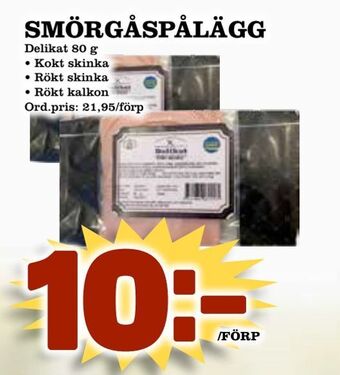 Supergrossen Smörgåspålägg erbjuda