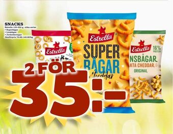 Supergrossen Snacks erbjuda