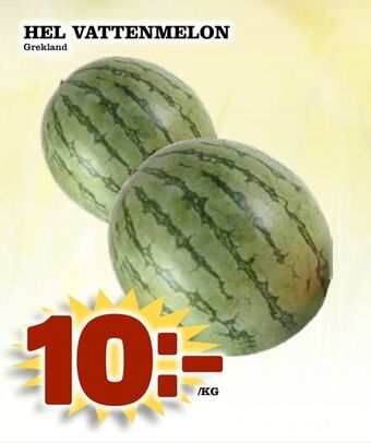 Prisma Mat Hel vattenmelon erbjuda