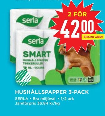 Willys Hushållspapper 3-pack erbjuda