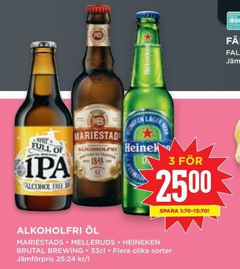 Willys Alkoholfri öl erbjuda