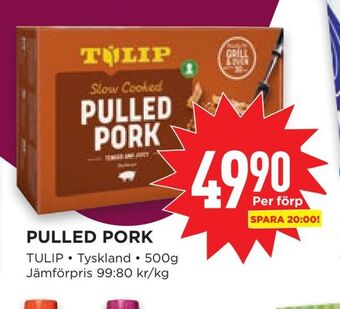 Willys Pulled pork erbjuda