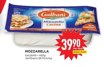 Willys Mozzarella erbjuda