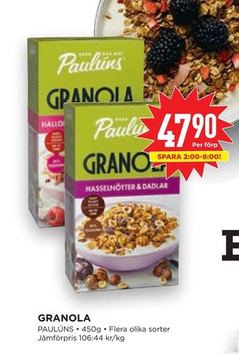 Willys Hemma Granola erbjuda