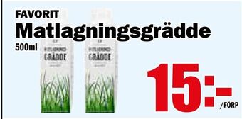 Matdax Matlagningsgrädde erbjuda