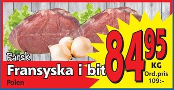 Supergrossen Fransyska i bit erbjuda
