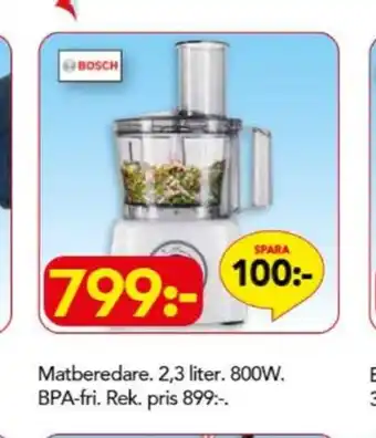 Bosch matberedare