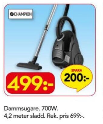 Bo Ohlsson Champion dammsugare erbjuda