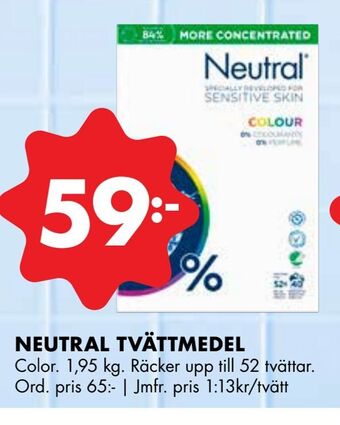 ÖoB Neutral tvättmedel erbjuda