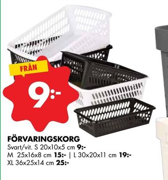 ÖoB Förvaringskorg erbjuda