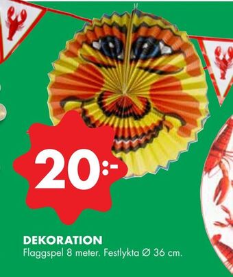 ÖoB Dekoration erbjuda
