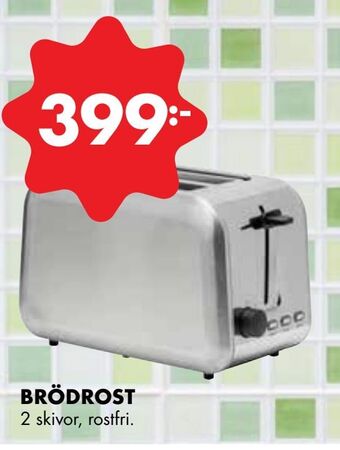 ÖoB Brödrost erbjuda