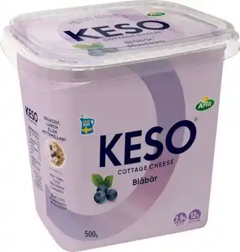 City Gross Cottage cheese blåbär 2,9% erbjuda