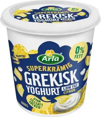 Grekisk yoghurt citron 0,2%