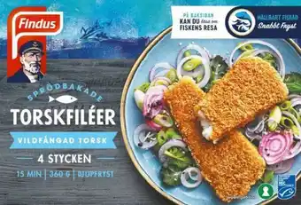City Gross Torskfiléer sprödbakade, fryst erbjuda
