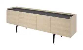 EM Home Trevis sideboard l200, b42,4, h67,2 ek svart met.ben erbjuda