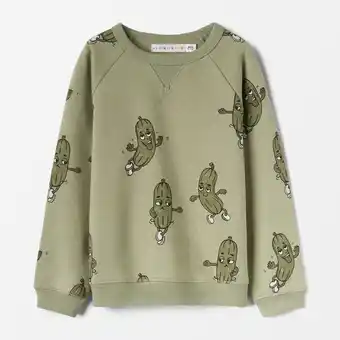 Åhléns Sweatshirt med print berg erbjuda