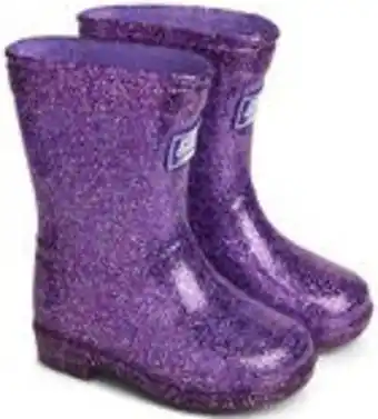 Jollyroom Petite chérie atelier galaxy gummistövlar, glitter purple erbjuda