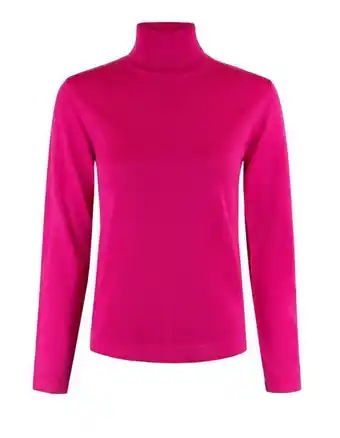Turtle neck sweater force/ cerise