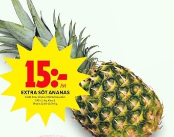 ICA Kvantum Extra Söt Ananas erbjuda