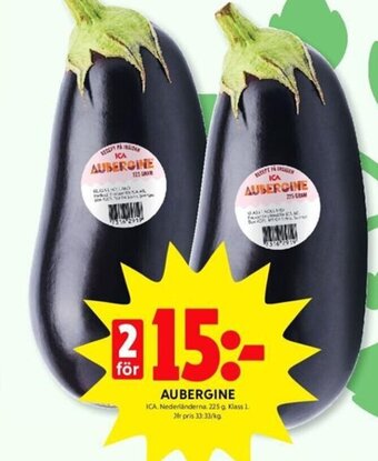 ICA Kvantum Aubergine erbjuda