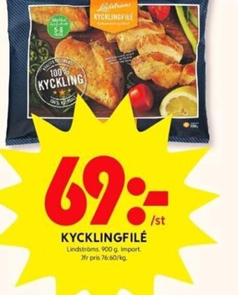 ICA Kvantum Kycklingfilé erbjuda