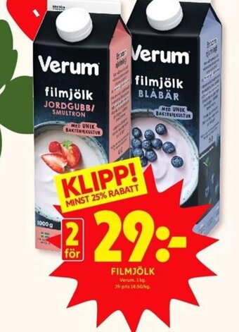ICA Kvantum Filmjölk erbjuda