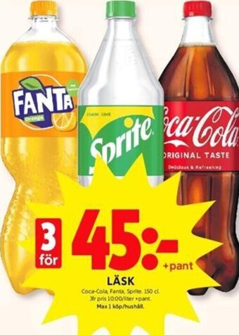 ICA Kvantum Läsk erbjuda