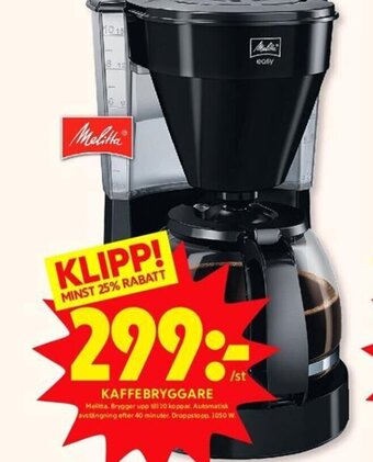 ICA Kvantum Kaffebryggare erbjuda