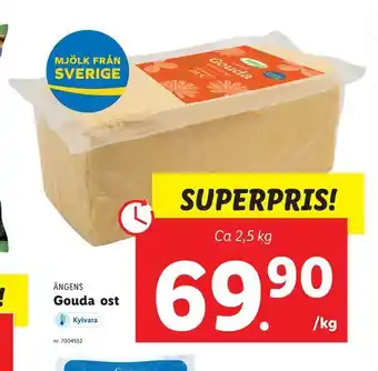 Lidl Gouda ost erbjuda