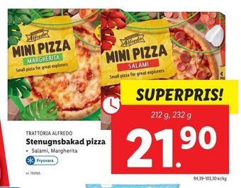 Lidl Stenugnsbakad pizza erbjuda