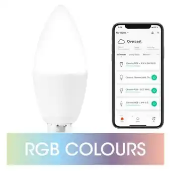 Kjell & Company Cleverio smart e14 rgb led-lampa 350 lm erbjuda