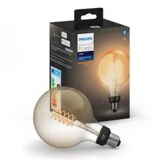 Philips hue filament g125 smart led-lampa e27 550 lm