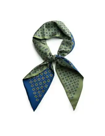 Ströms Twilly doublesided scarf green/blue erbjuda