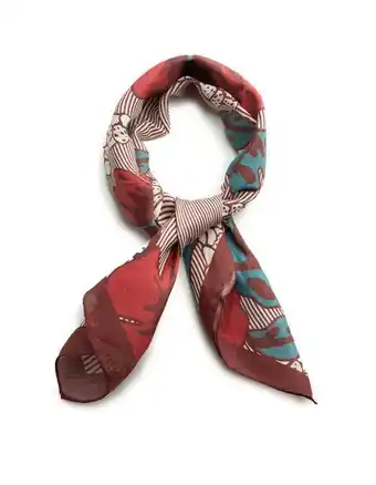 Ströms Bandana linen cotton floral wine erbjuda