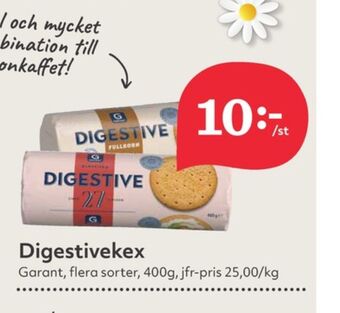 Hemköp Garant digestive kex erbjuda