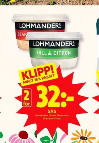 ICA Kvantum Lohmanders såser erbjuda