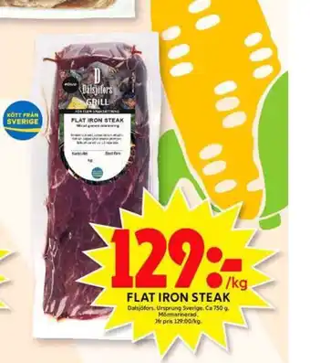 ICA Maxi Dalsjöfors flat iron steak erbjuda