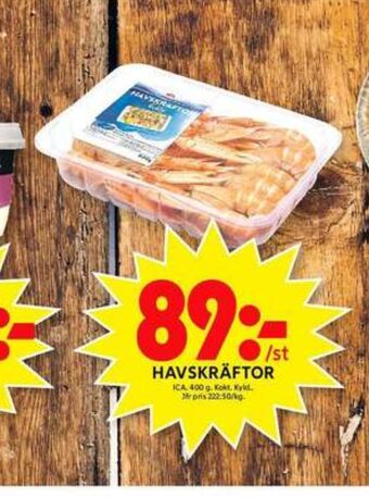 ICA Maxi Ica havskräftor erbjuda