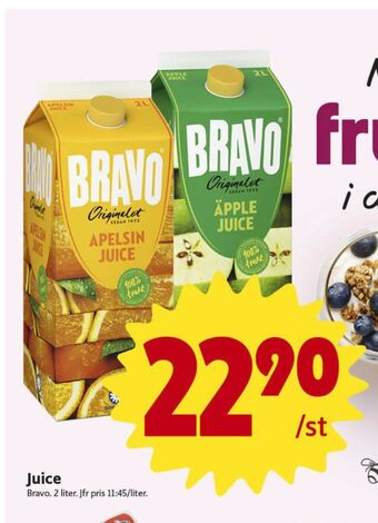 ICA Nära Bravo juice erbjuda