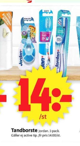 ICA Supermarket Jordan tandborste erbjuda