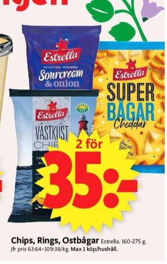 ICA Supermarket Västkustchips erbjuda