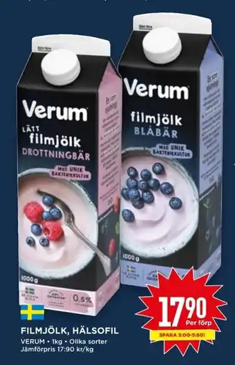 Willys Filmjölk, hälsofil erbjuda