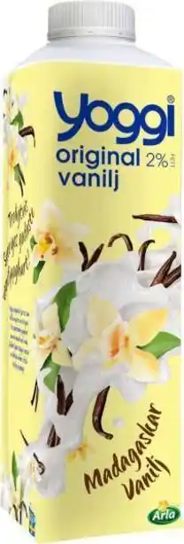 City Gross Yoghurt madagaskar vanilj 2,0% erbjuda