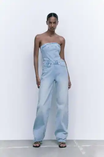 ZARA Denim jumpsuit erbjuda
