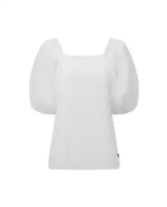 Blus eloise linen blouse vit