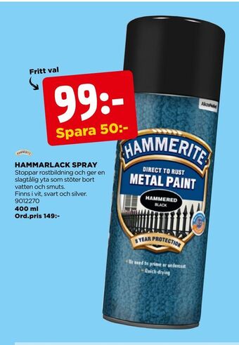 Jem&Fix Hammarlack spray erbjuda