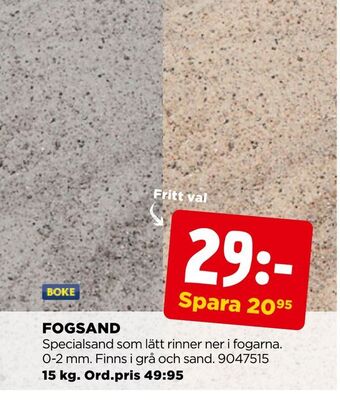 Fogsand
